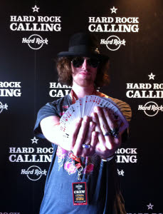 Chris Cros at Hard Rock Cafe