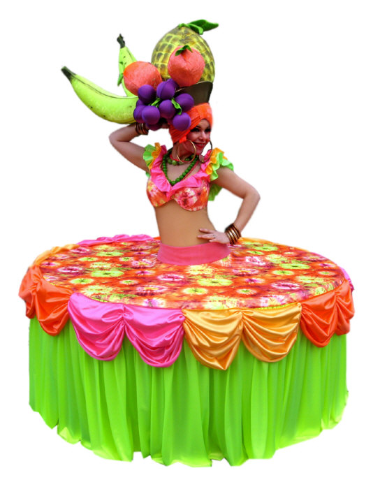 Carmen Miranda Living Tables