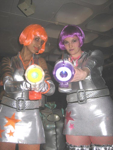 Ray and Asha Space girls